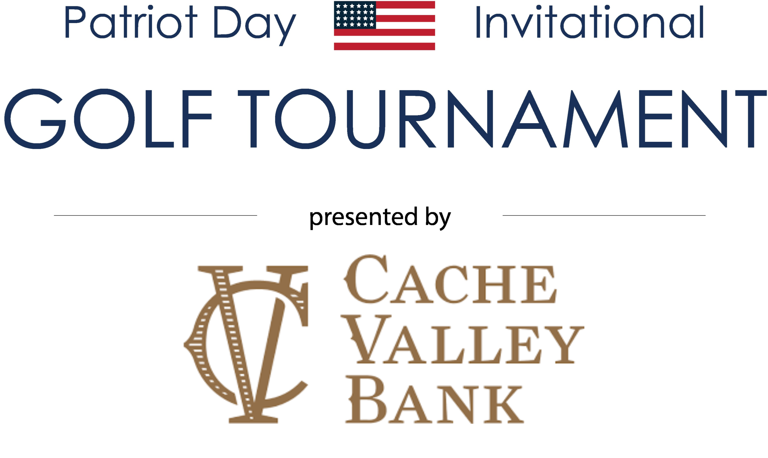 2026 Golf Tournament Logo Cache Valley Bank