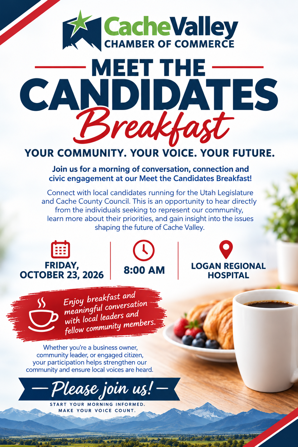 Meet the Candidates Breakfast Flyer Meet the Candidates Breakfast